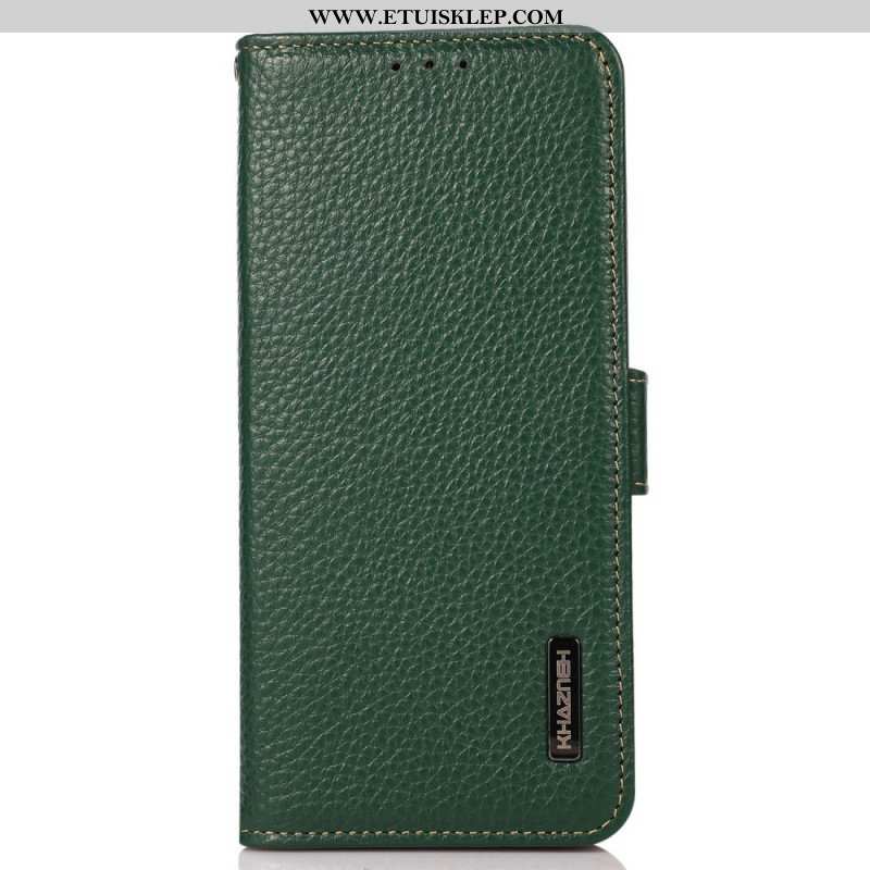 Etui Folio do Samsung Galaxy M33 5G Skóra Liczi Khazneh Rfid